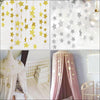Mosquito Net Hanging Decoration Gold Silver Sparkling Stars baby room decor Children's Rooms Walls Decor baby bed